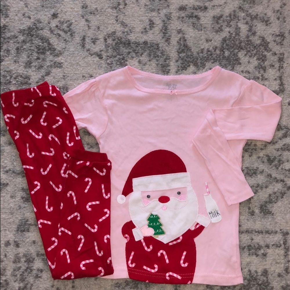 Girls Christmas pajamas set